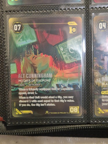 Cyberpunk tcg alt cunningham - cyberpunk,