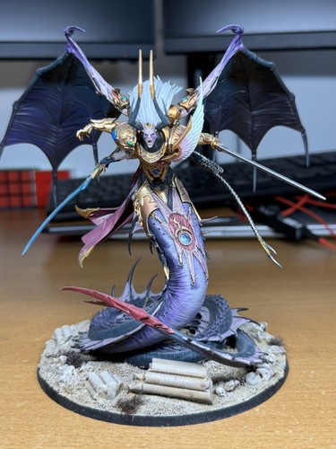 Nicely painted fulgrim daemon - fulgrim,